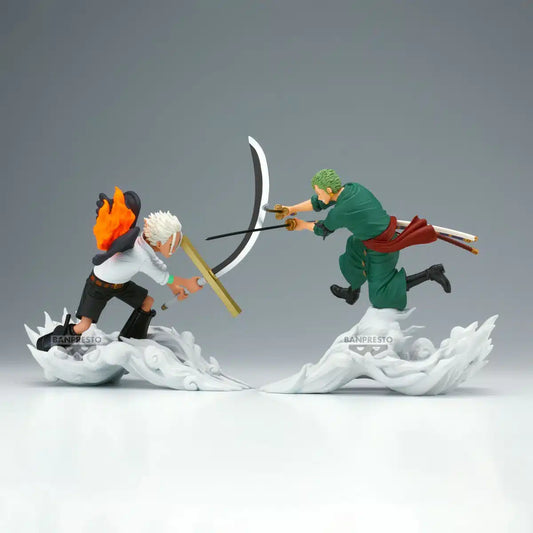 One Piece – Set Figurines Zoro Roronoa & S-Hawk Senkouzekkei