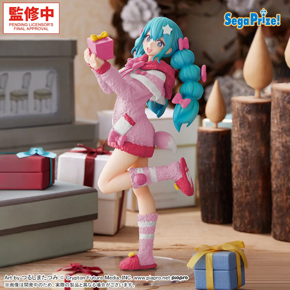 Vocaloid - Figurine Hatsune Miku High Premium Fluffy Christmas Ver.