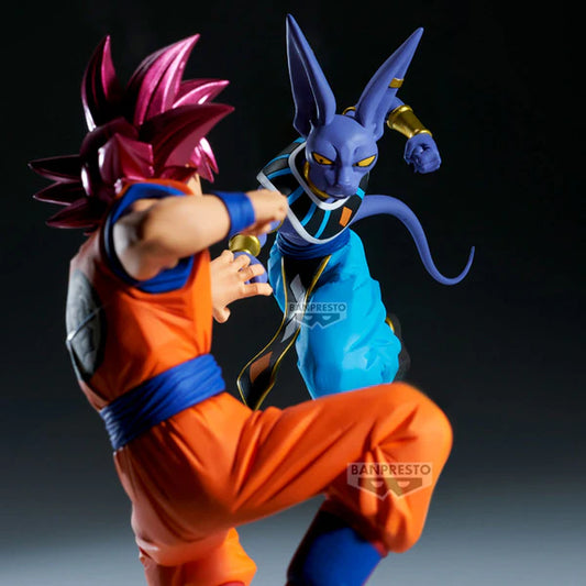 Dragon Ball Super – Figurines Match Makers Goku (SSG) & Beerus