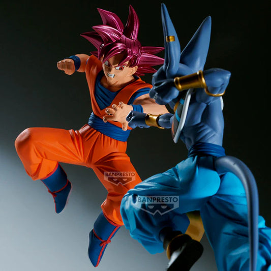 Dragon Ball Super – Figurines Match Makers Goku (SSG) & Beerus