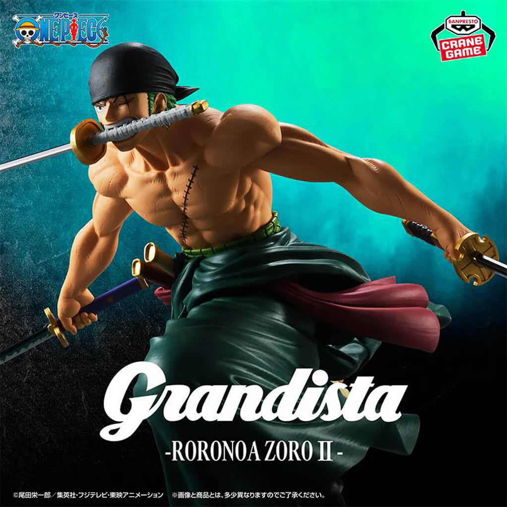 One Piece – Figurine Roronoa Zoro II Grandista