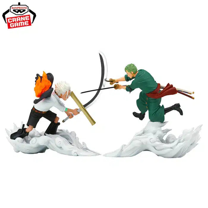 One Piece – Set Figurines Zoro Roronoa & S-Hawk Senkouzekkei