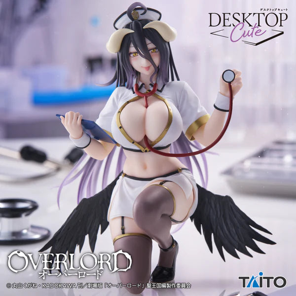 Overlord – Figurine Albedo Nurse Ver. Desktop Cute