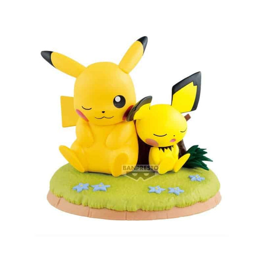 Pokemon – Figurine Pikachu & Pichu Relax Time