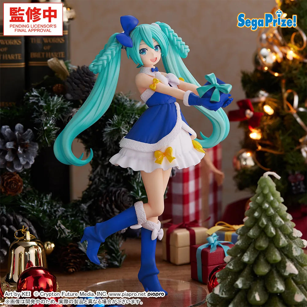 Vocaloid - Figurine Hatsune Miku Sapphire Christmas Ver. High Premium