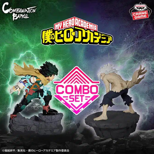 My Hero Academia – Figurine Izuku Midoriya & Tomura Shigaraki Combination Battle