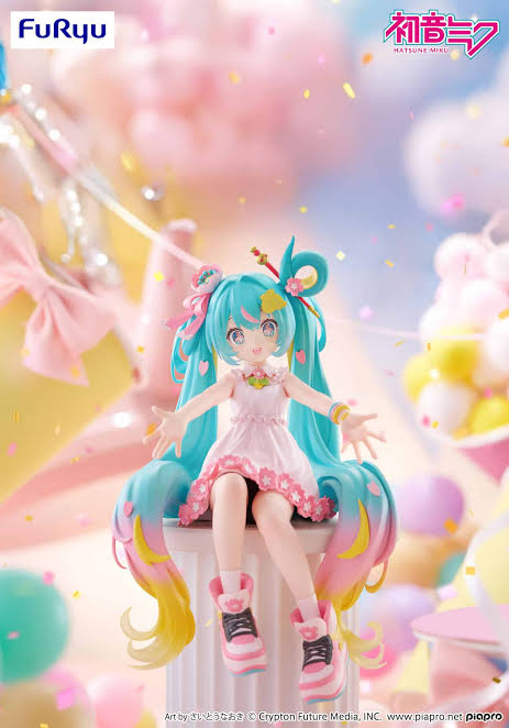 Vocaloid - Figurine Hatsune Miku 10TH Anniversary Noodle Stopper