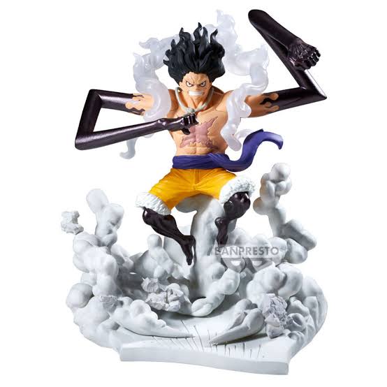 One Piece - Figurine Monkey.D.Luffy Gear 4 Senkouzekkei