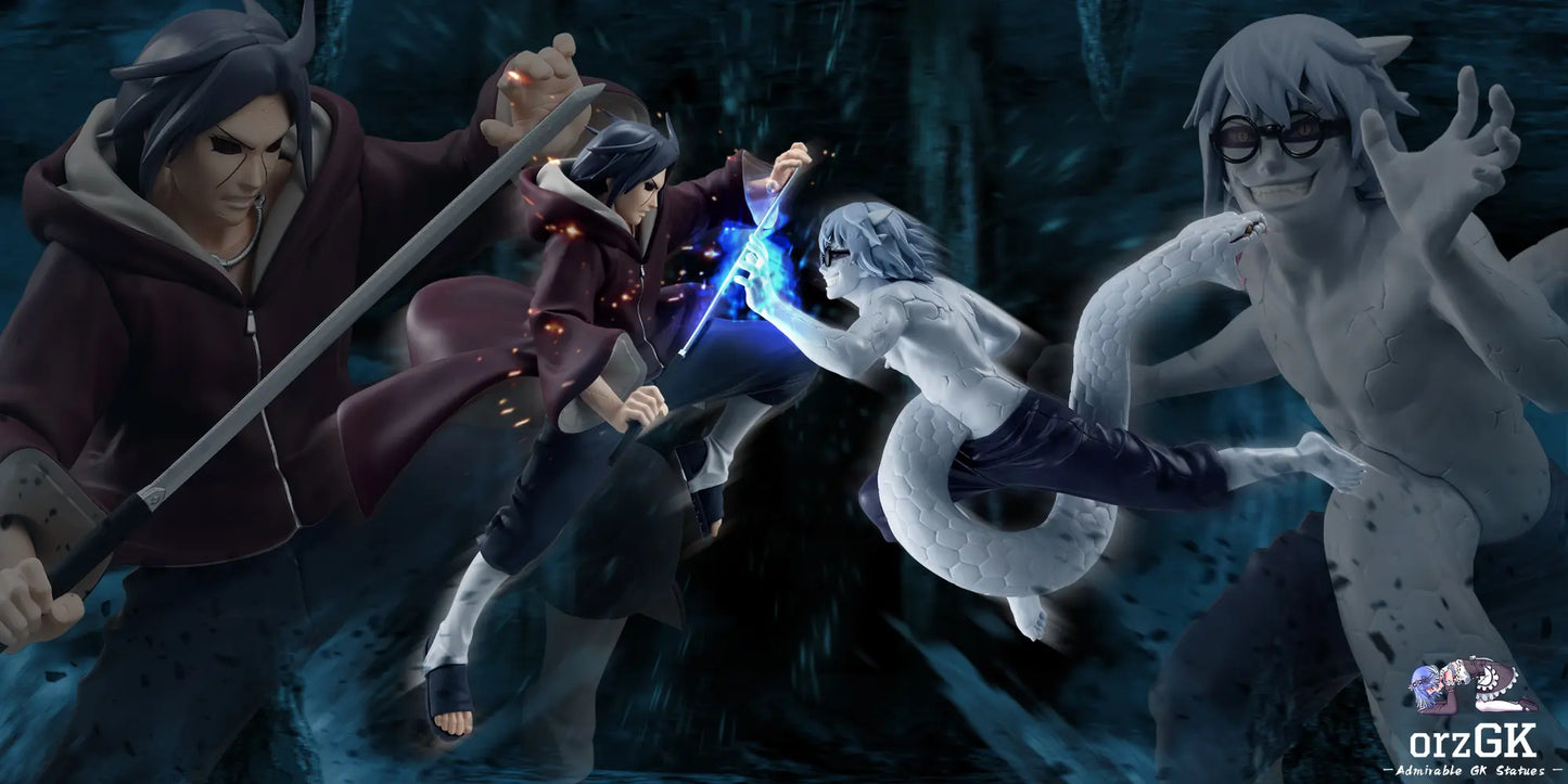 Naruto Shippuden - Figurine Itachi Uchiha & Yakushi Kabuto Conbination Battle