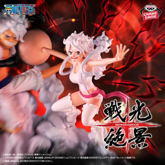 One Piece - Figurine Monkey D Luffy & Jewelry Bonney Senkouzekkai